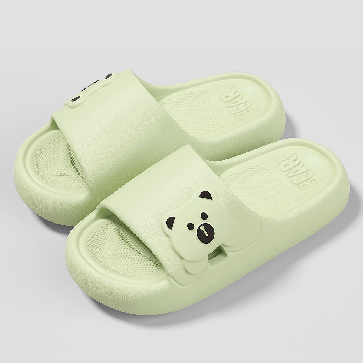 

Тапочки-облака с толстой подошвой, сандалии 2025 года, новинка лета, мода, мягкая подошва, забавные пляжные мужские тапочки, женские сандалии, шлепанцы из ЭВА 36-37 зелёный