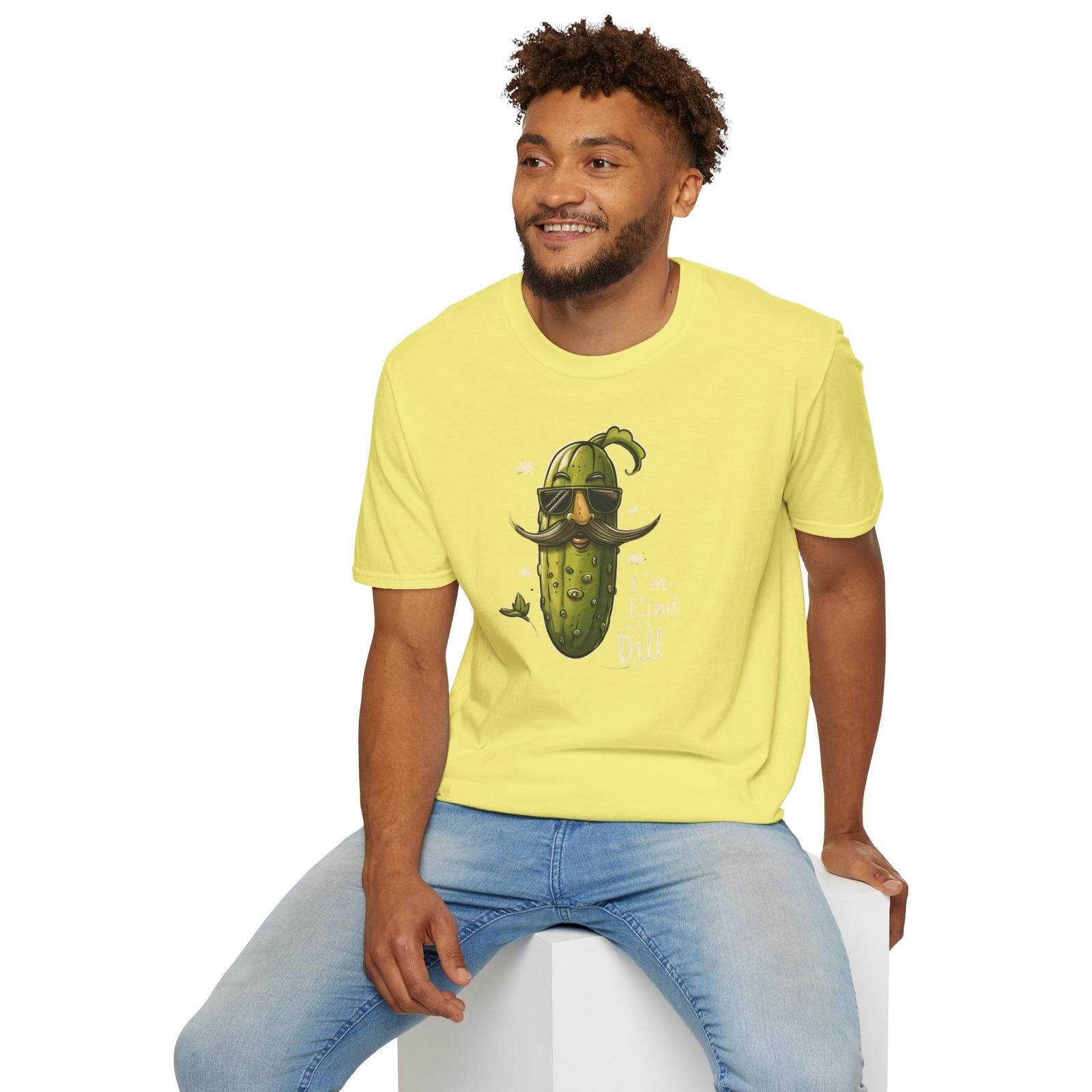 I m kinda of a Big Dill I m kinda a Big Deal - Unisex Softstyle T-Shirt S разноцветный