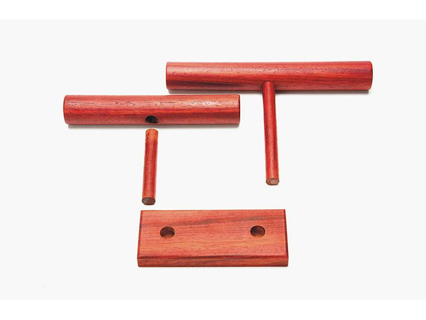 Rosewood Double-Layer Jewelry Stand: Bracelet & Watch Display Rack for Home Storage