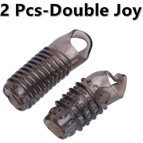 Cock Rings for Men, Reusable Penis Enlarge Sleeves Girth, Delay Ejaculation Stronger Erection Enhancement Sex Toys Silicone Penis Rings for Men -