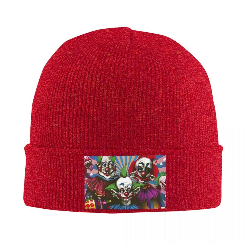 Killer Klowns From Outer Space Film Warm Knitted Cap Fashion Bonnet Hat Autumn Winter Outdoor Beanies Hats for Unisex Womenx Adult