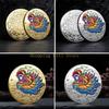 KX4B 2025 Chinese New Year Collectible for Dragon Year Souvenir Plated Coin Metal Lucky Ornament