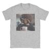 Fun Doll Face Sarcastic Doll Smoking Yk Unisexs T Shirts  Unique Tee Shirt Short Sleeve Round Collar TShirts Pure Cotton 6XL Tops