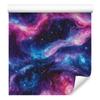 Watercolor Galaxy Wallpaper Blue, Violet, Navy Blue and Indigo 50x1000
