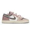 Jordan Air Jordan 1 Low top Vintage Basketball Shoes GS Pink Brown 553560-053(TeamA-S-BOX)