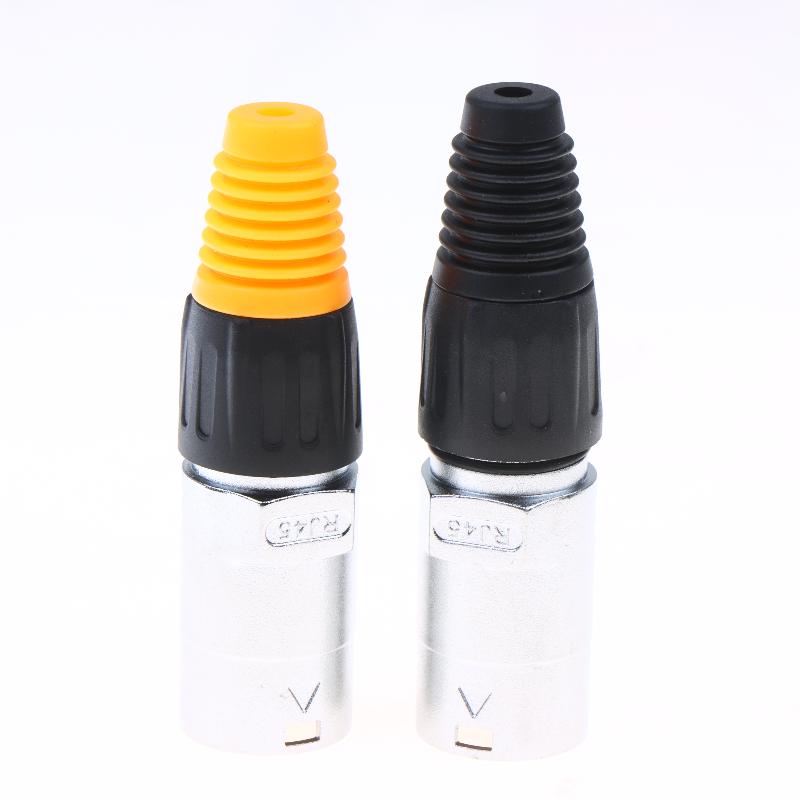 NE8FDE NE8FDP RJ45 Panel Mount D Type Connector 8P8C 1Pcs Ethernet Adapter for Telecom Network Maintenance Work