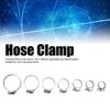 60pcs Stainless Steel Adjustable Hose Clamp Adjustable Size Tube Clips Set  Fuel Line Clamps