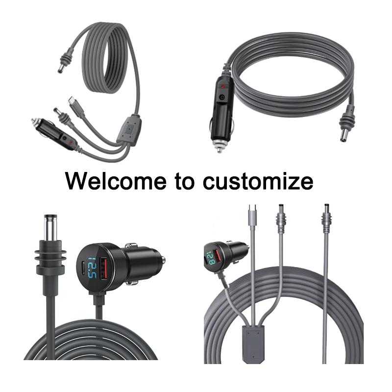USB C to DC Power Cord 100W PD for Starlink Mini Outdoor Waterproof IP65 Braid Shielding Pure Copper 2m Customized OEM ODM