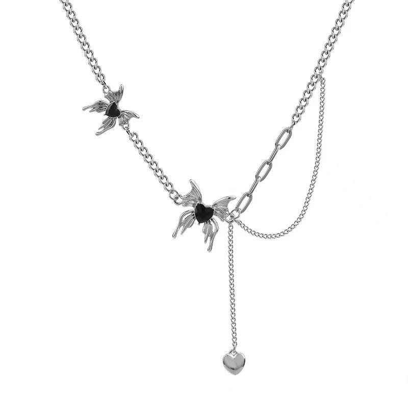 2023 Light Luxury Butterfly Tassel Necklace - High Design Sweater Chain for Women