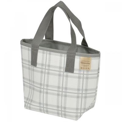 Captain Stag Ut 523 [insulated Bag Cooler Bag Tote Cooler Bag Foldable Storage Capacity 4l Gray Check Blanche]