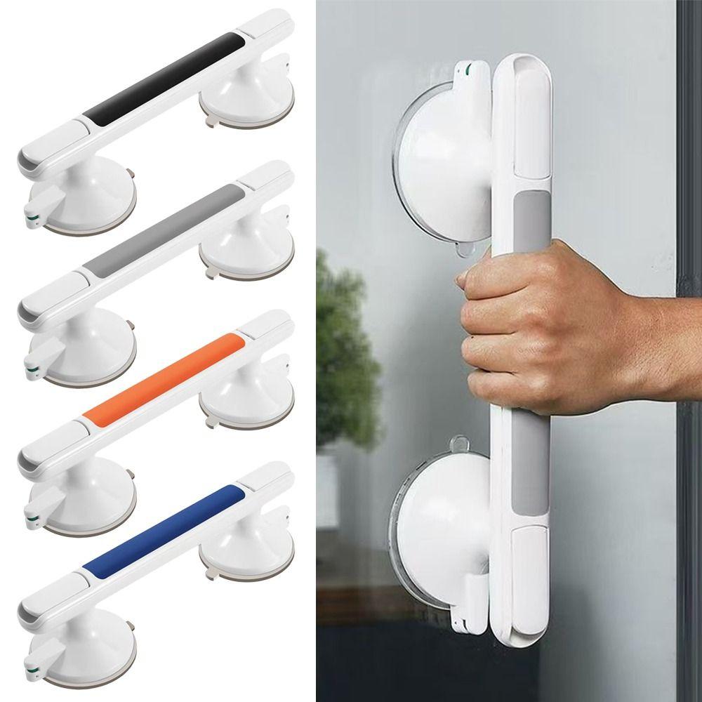 Plastic Suction Cup Handles Anti-Slip Bath Safety Bath Safety Grab Bars No Drilling Required Support Handles Accessibility
