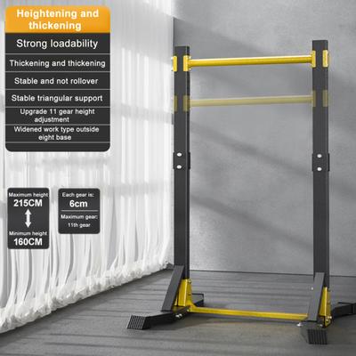 Klimmzugstation, Tragbare Klimmzugstange, Freistehende Klimmzugstange für Heim-Fitnessstudio, Klimmzugständer 400LBS mit 11-fach Verstellung