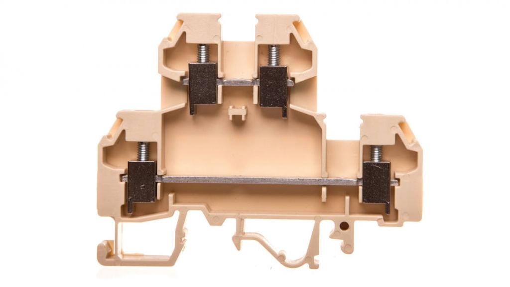 Threaded 2-Tier Busbar Connector 4Mm2 Beige Vs 4 On 003901277