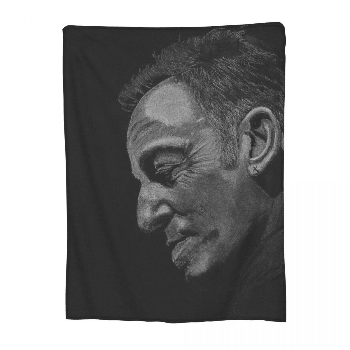 

Bruce Frederick Springsteen Is An American Singer Blanket Fleece Sofa Throw Blanket Breathable for Home Travel Throws Bedspread 30x40in
