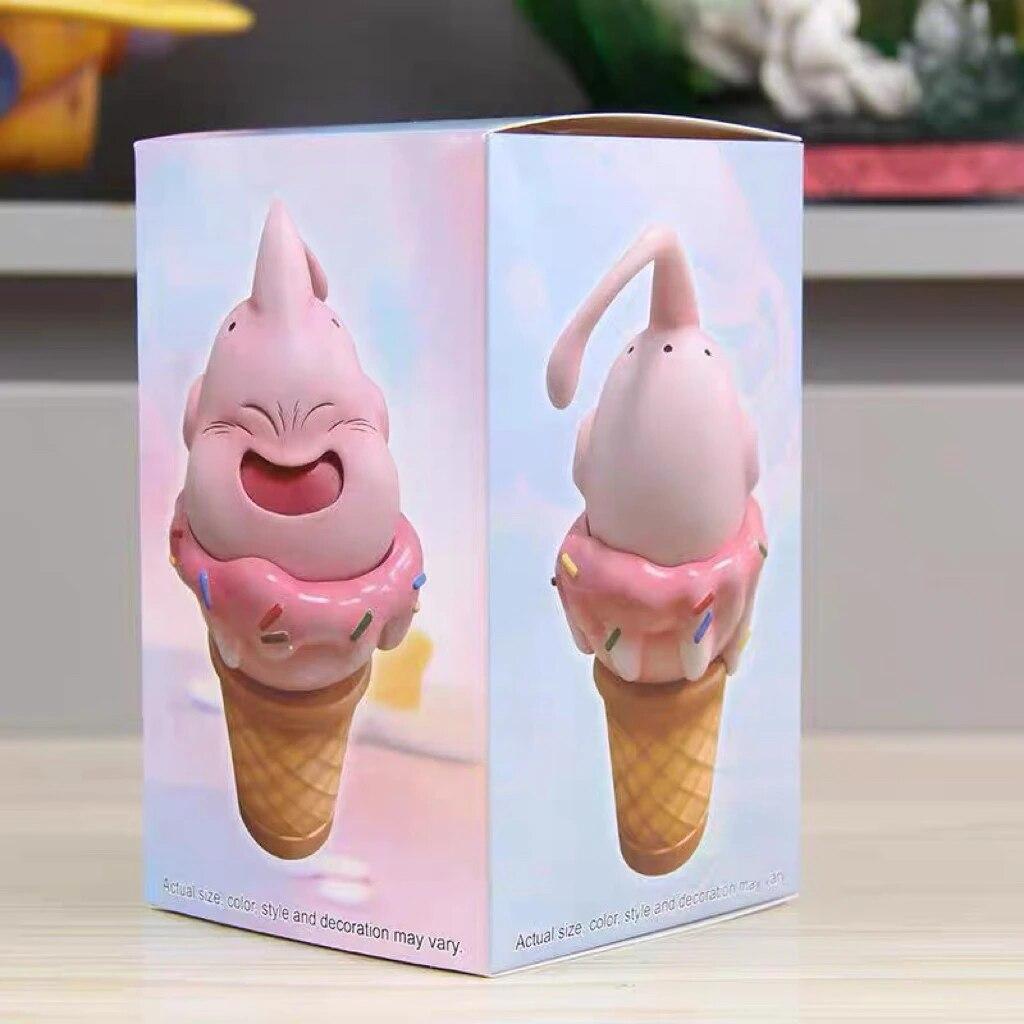 Majin Buu Cute Ice Cream Anime Action Figure Car Interior Decoration Statue PVC Model Children Toy Gifts