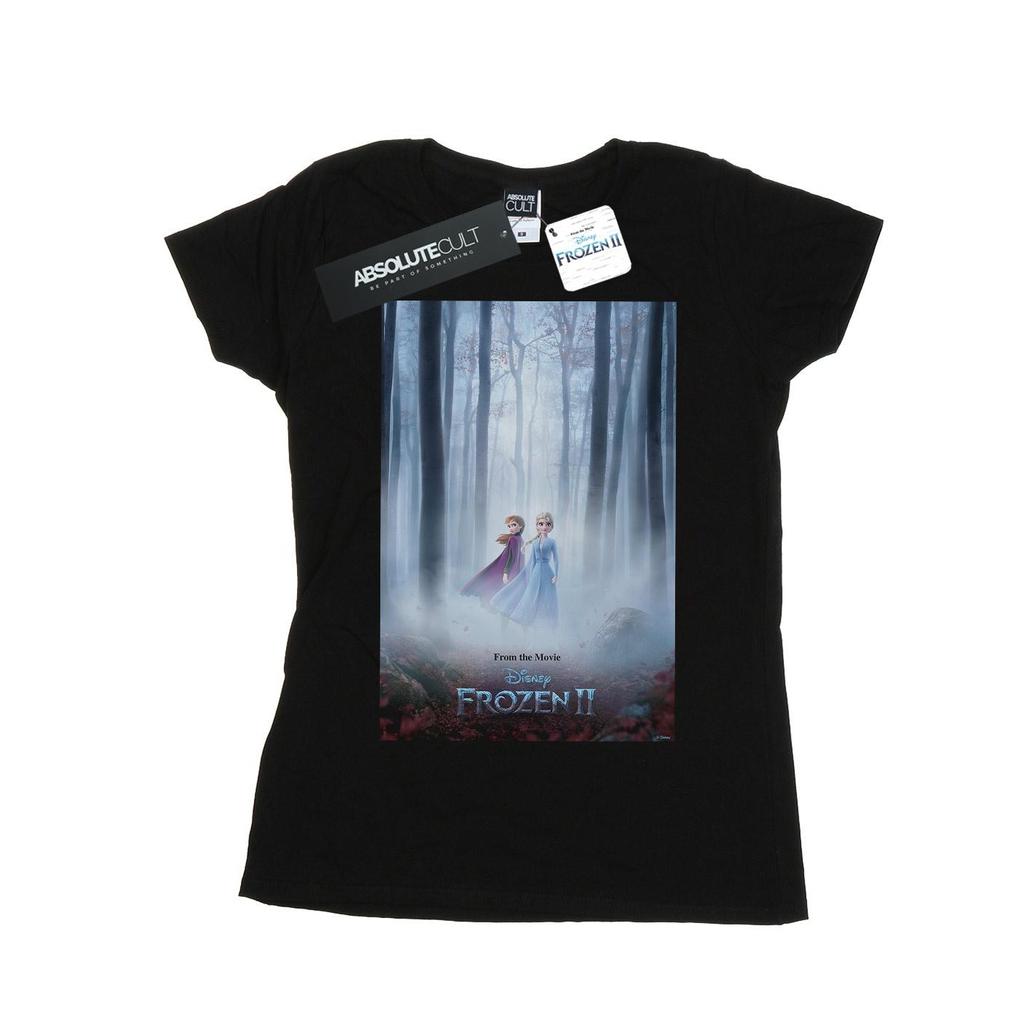 Disney Womens/Ladies Frozen 2 Movie Poster Cotton T-Shirt