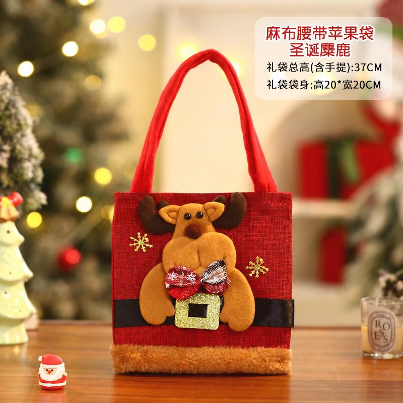 Christmas Ornaments Christmas Apple Bag Christmas Gift Bag Couple Christmas Candy Bag Ping An Fruit Bag Tote Bag