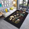 Fantasy Forest Mushroom Pattern Area Rug for Living Room Bedroom Bedside Non-Slip Floor Mat Nature-Inspired Home Decor
