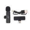 2.4G Portable Clip-on Wireless Microphone for Android Live Gaming Vlog Audio Video Recording Travel Vlog Use