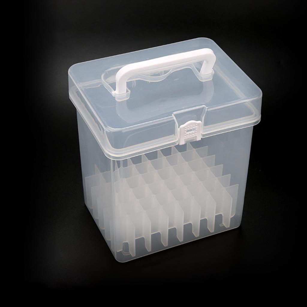Wielofunkcyjny marker do etui Przezroczysty plastikowy kolorowy marker Organizer Uchwyt przenośny pędzelek do etui dla dzieci