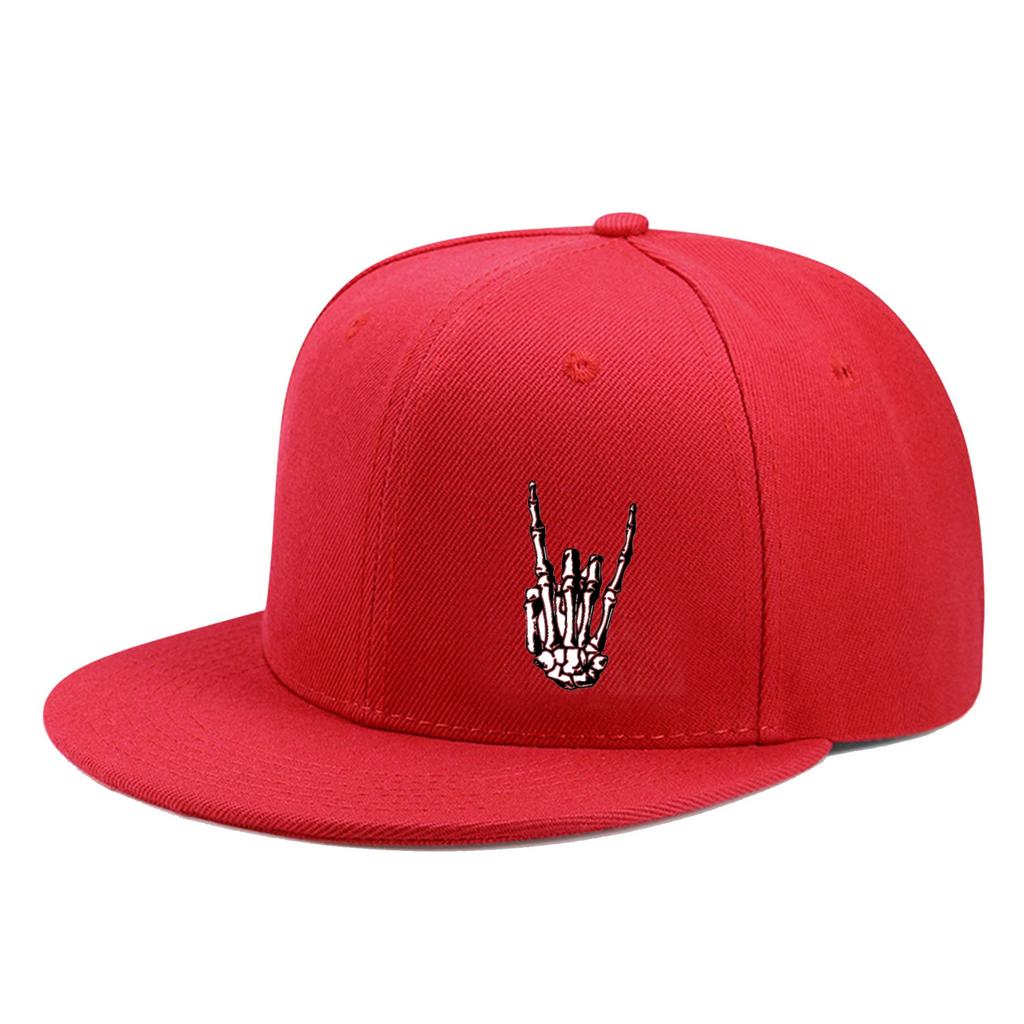 Chapeaux Hip-hop unisexes imprimés avec doigts squelette, casquettes de Baseball décontractées réglables pour l'extérieur,