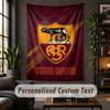 Wall Tapestry AS Roma Print Custom Name Text Wall Hanging Home Decor