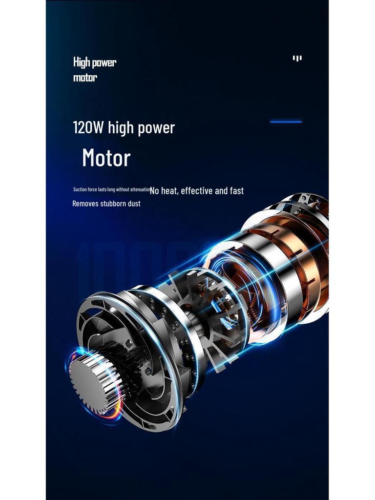 Wireless High-Power Handheld Car and Home Vacuum Cleaner