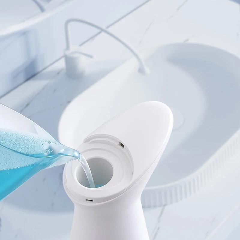 Automatic Sensor Hand Soap Dispenser, Smart Wash Handpiece, White, High Quality ABS, Waterproof for Bathroom