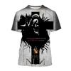 Halloween Fashion Ghost Valak Horror Movie Nun 3D Printed T-shirt Men's and Women's Holiday Tops Casual Tops for Children