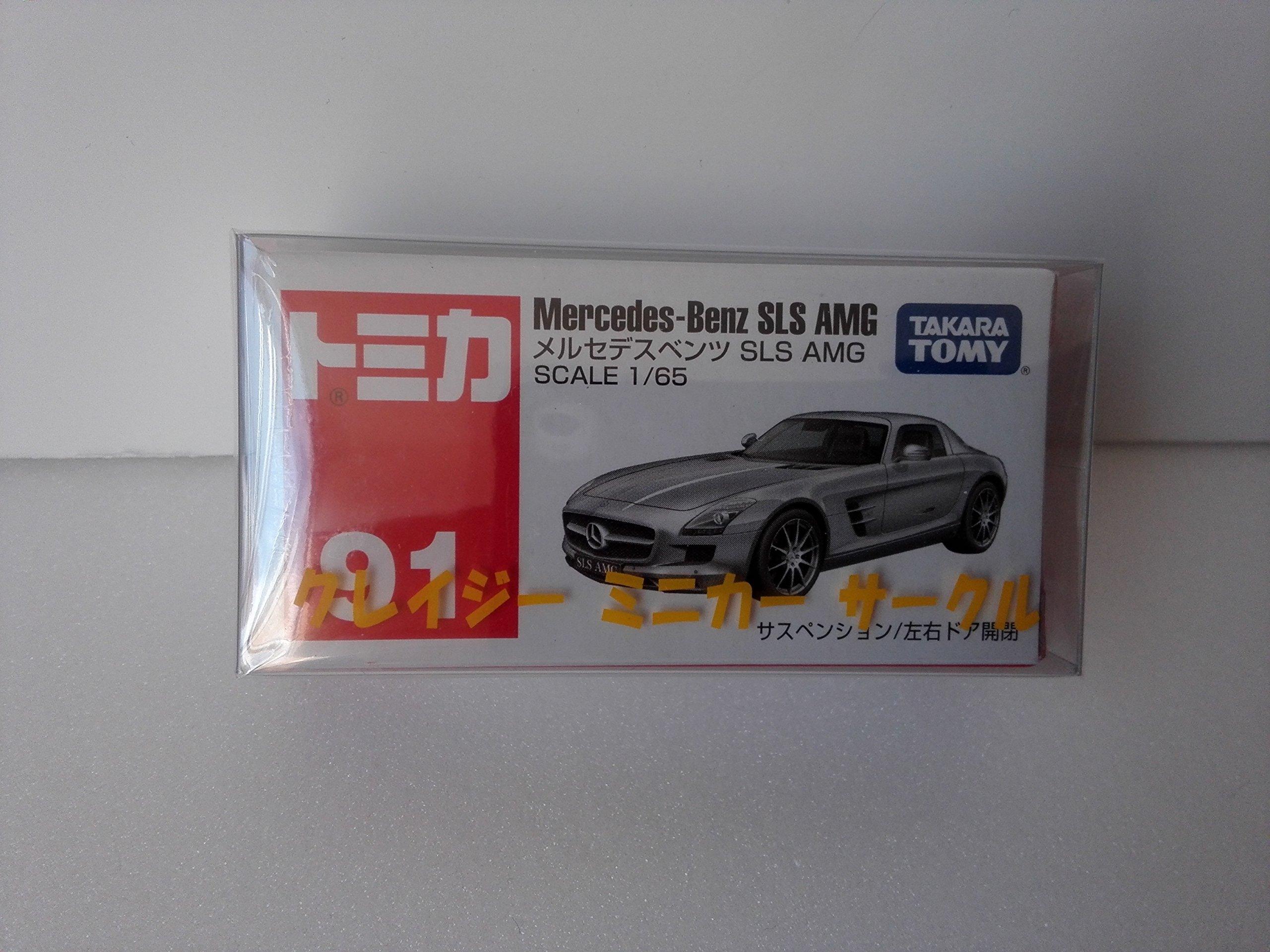 

Tomica Red Box 91 Mercedes Benz SLS AMG Crazy Mini Car Circle с номером кейса.