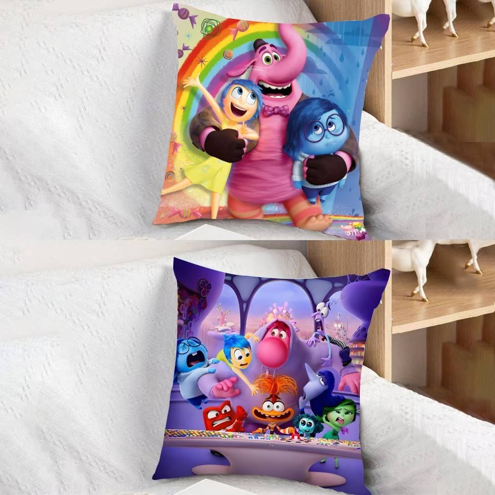 Süßer H-Inside Out-W Kissenbezug Kissenhülle Weich Süß Dekokissenbezug Für Auto Sofa Kissenhülle Polyester Mit Reißverschluss