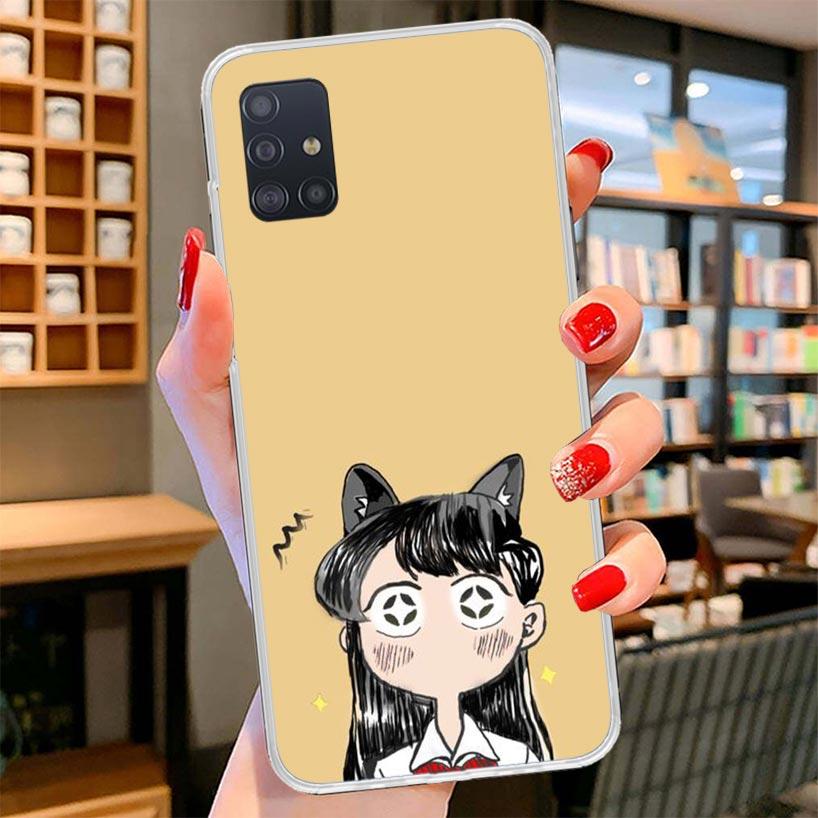 Komi Can't Communicate Cover Phone Case For Samsung Galaxy A12 A22 A32 A52 A72 A02S Phone Case Note 20 Ultra 10 S10 Plus A51 A71