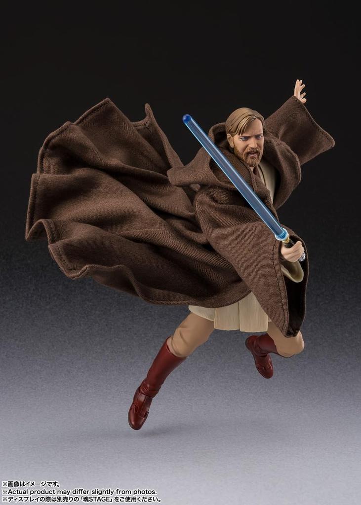 TAMASHII NATIONS Star Wars Epizod Zemsta Sithów Kenobi Klasyczny Zemsta Około 150mm PVC ABS Tkanina Malowana Ruchoma Figura