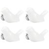 4 Set Bird Shape Ceramic Knobs DIY Door Drawer Cupboard Pull Handle Furniture Accessories