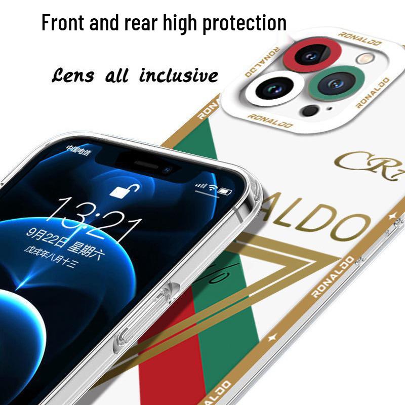 World Cup iPhone 17 Pro Messi Argentina Transparent Case