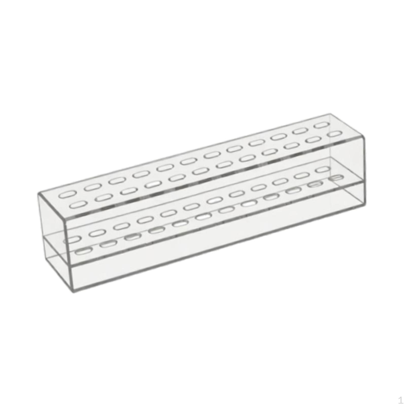 

Acrylic Storage Stand for Tweezers, Display Eyelash , Workstation 24 Holes