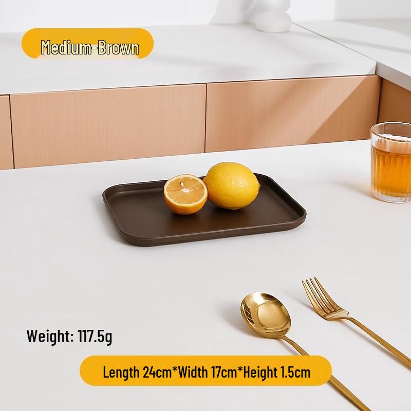 Jing Yu Heng Rectangular Straw Tea & Storage Tray