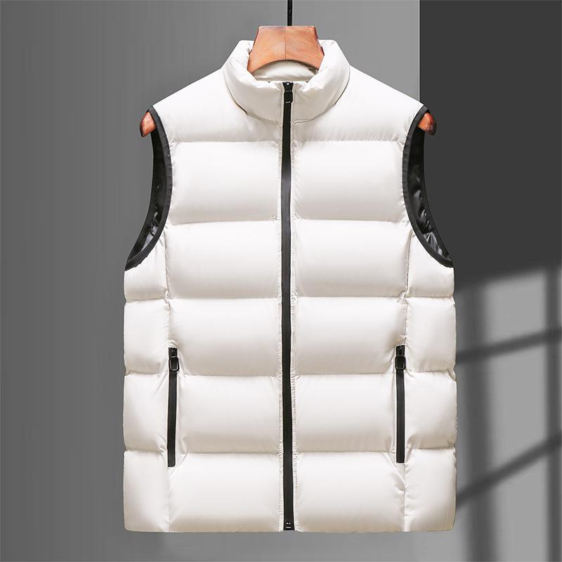 New cotton vest men's down cotton vest vest winter wear trend vest warm jacket cotton coat