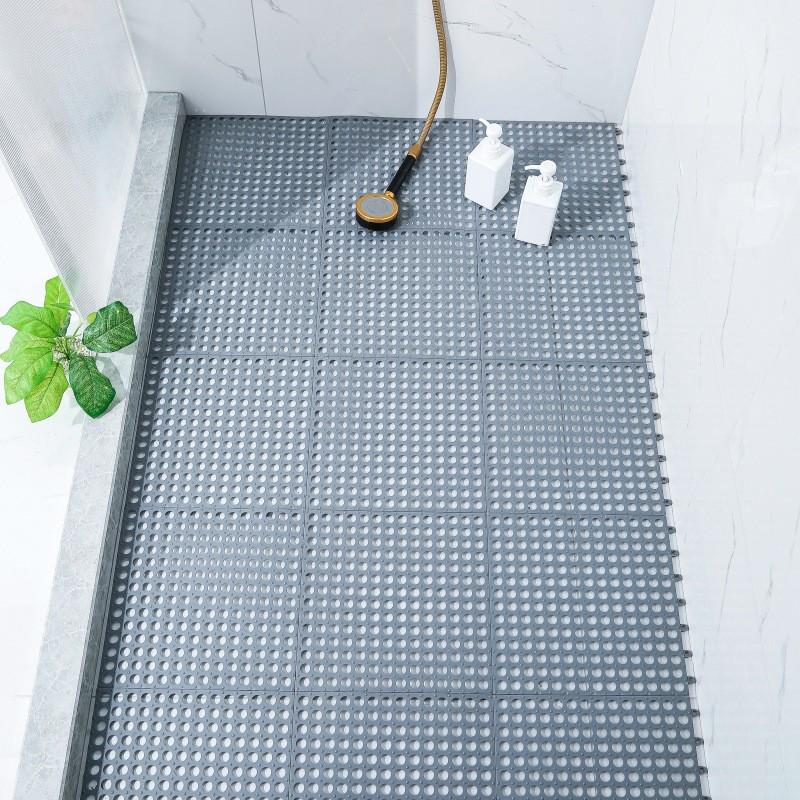 Csúszásgátló fürdőszobai szőnyeg – Zuhanyzóhoz és WC-hez lábtörlő vízelvezetéssel