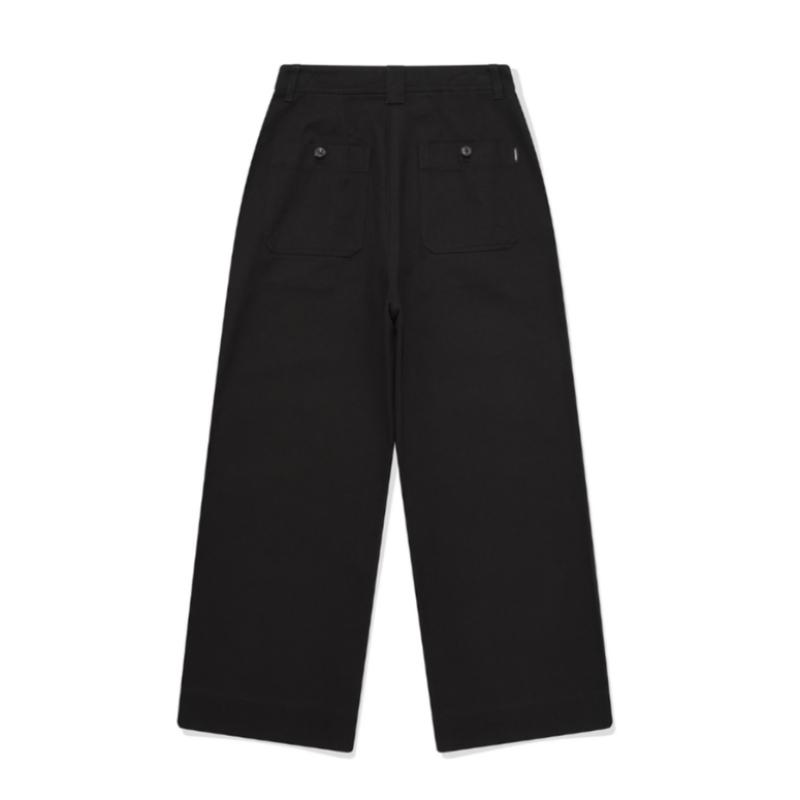 Pantaloni chino Covernot pentru femei, talie S, Co2303pt65, negru-maro