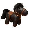 Horse Doll Pendant Faux Leather Pony Keychain Cute Animal Keyring Versatile Bag Charm for Keys And Accessories