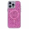 For iPhone 16 Pro Max Case Compatible with MagSafe Glitter Sequin Epoxy TPU+Acrylic Phone Cover