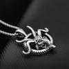 Jewelry Vintage Ram Ram Horn Men's Pendant Necklace