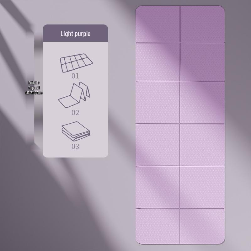 

Складной Нескользящий Коврик для Йоги из TPE - Без Запаха Профессиональный Коврик для Упражнений и Перерыва на Обед 6-fold Yoga Mat [Portable]