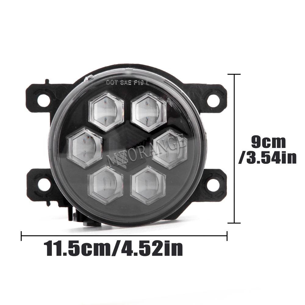 2ks LED mlhových světel pro Subaru Forester BRZ Gt86 2013 2014 2015 2016 2017-2025 Světlomety, mlhová světla, autopříslušenství, bílá žlutá