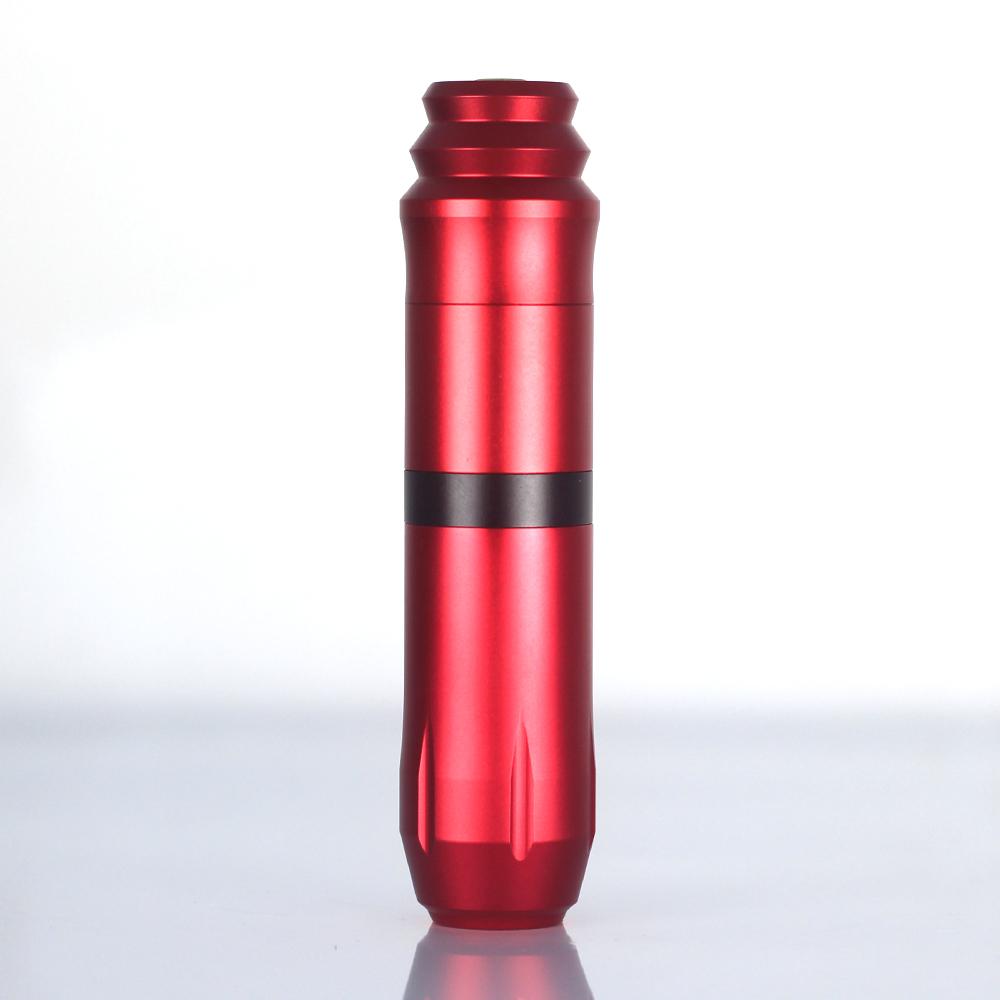 

V6 Роторная ручка для татуировки Тихая машина для татуировки Ход подачи 3,5 мм Регулировка перманентного макияжа Подводка для глаз для татуировки на теле красный