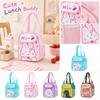 Insulated Lunch Bag Cartoon Design Portable Handle Thermal Cooler Tote Bag for Food Storage and Transport Suitable for Kids and Adults