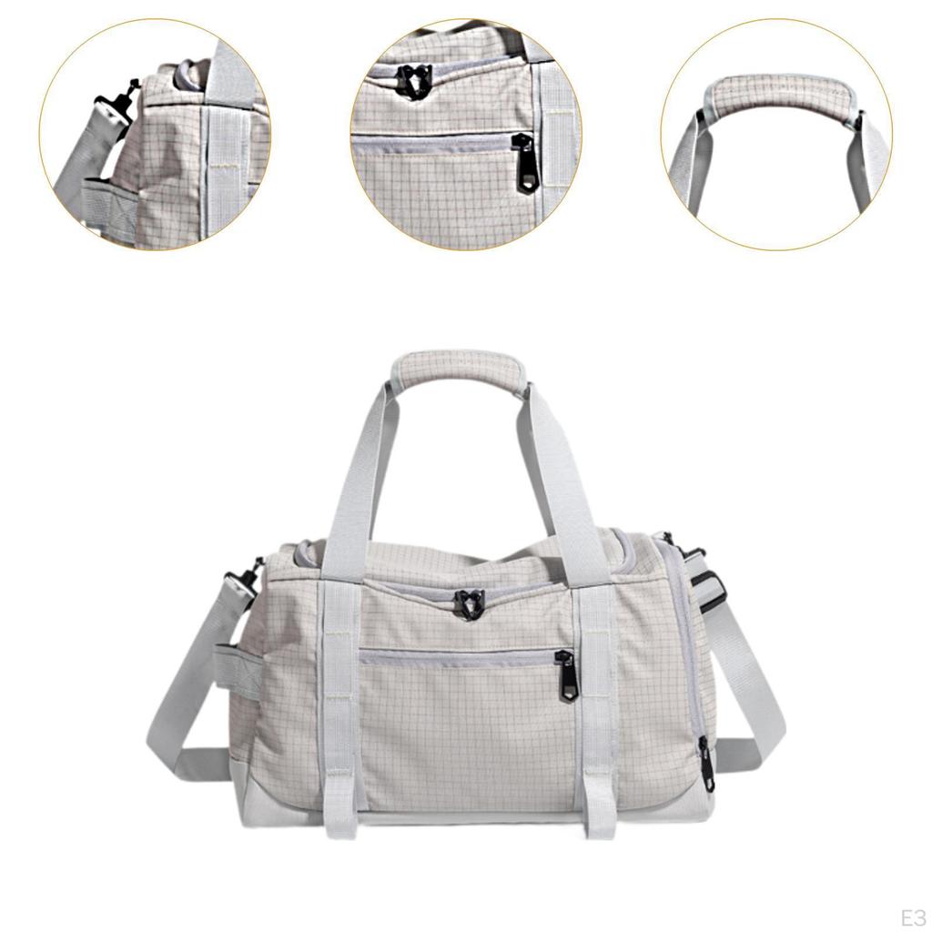 Gym Bag Dry and Wet Separation with Shoe Compartment Adjustable Strap Easy To Carry Luggage Sports