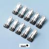 Plastic-Coated Stainless Steel Clips: Non-Slip, Multi-Use for Clothes, Quilts, Food Bags, Mosquito Nets, Windproof.