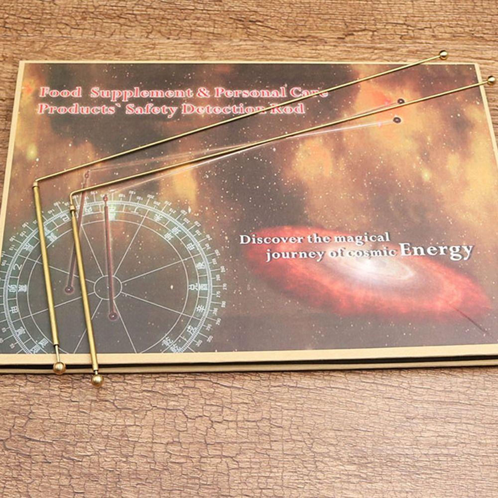 2Pcs Adjustable Divination Rod Pure Copper Dowsing  Rods   Water Divining Witching